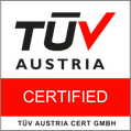TÜV Austria zertifiziert – ISO 9001 und ISO 14001