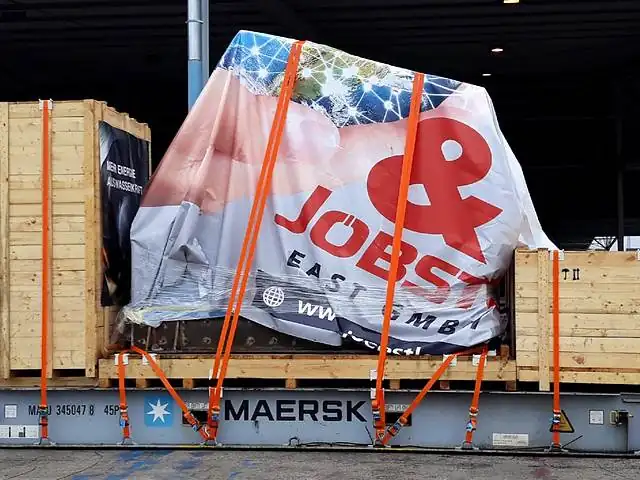 Überseeverkehr im Open-Top-Container
